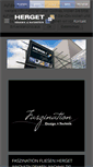 Mobile Screenshot of fliesen-herget.de